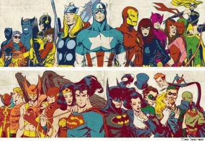 פאזל של super heroes