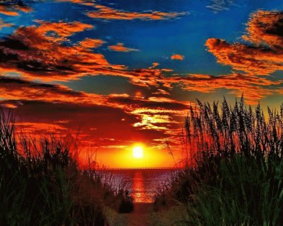 coucher de soleil jigsaw puzzle