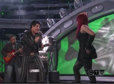 Adam Lambert And Allison Iraheta Slow Ride jigsaw puzzle