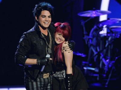 Adam Lambert And Allison Iraheta jigsaw puzzle