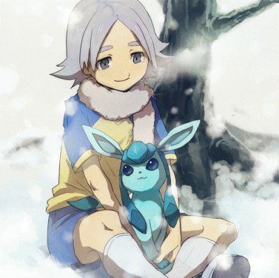Shawn and Glaceon