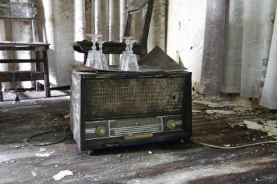 Un viejo radio