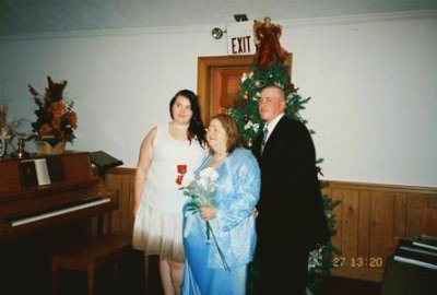 The bride and two guests