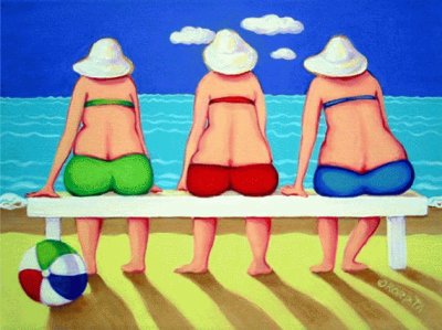 Funny Beach Woman jigsaw puzzle