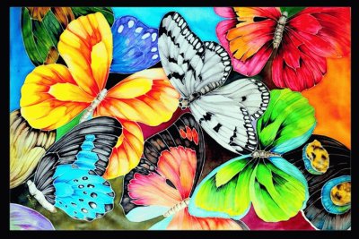 פאזל של Butterfly Collage