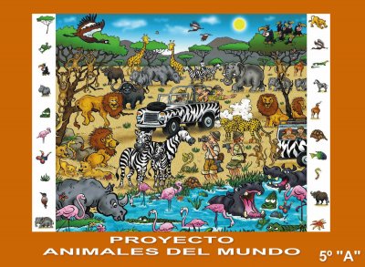 ANIMALES DEL MUNDO jigsaw puzzle