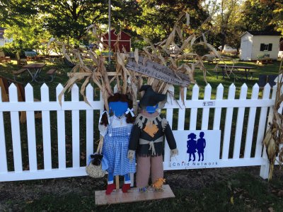 Scarecrow at Perry Farms, Bourbonnais Illinois jigsaw puzzle