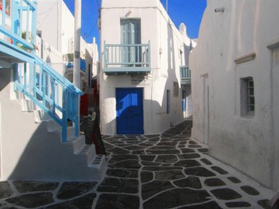 Calles en Grecia