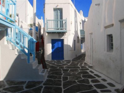 Calles en Grecia jigsaw puzzle