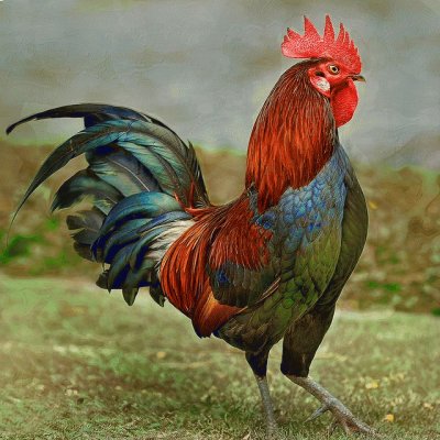 Rooster jigsaw puzzle