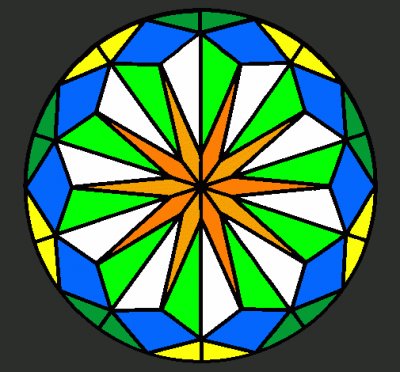 פאזל של Mandala