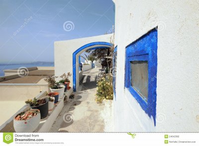 Calles en Santorini jigsaw puzzle