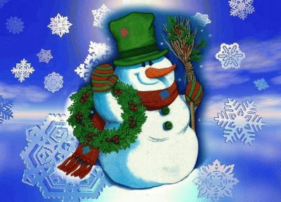 Snowman jigsaw puzzle