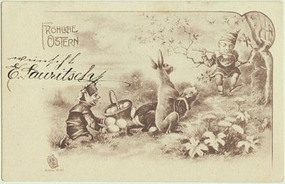 פאזל של gnome postcard