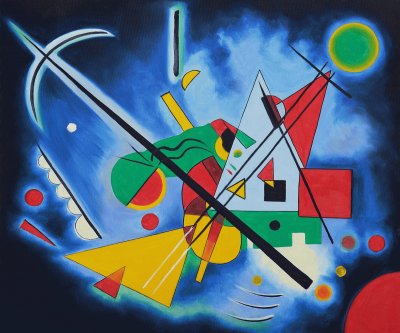 kandinsky blu jigsaw puzzle