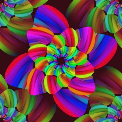 Rainbow Flowers