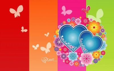 Corazones de colores 4 jigsaw puzzle