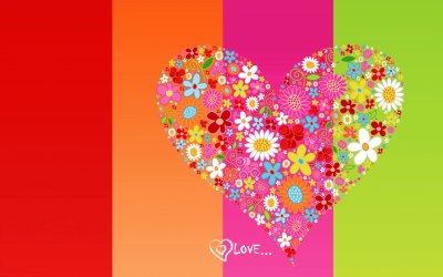 Corazones de colores 8 jigsaw puzzle