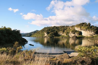 פאזל של Sunset Lake Waikaremoana