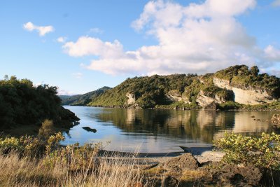 Sunset Lake Waikaremoana jigsaw puzzle