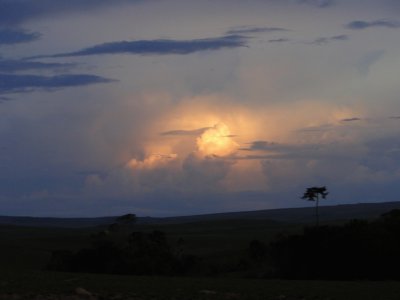 Atardecer en La Gran Sabana, Venezuela