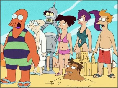 פאזל של Futurama Beach