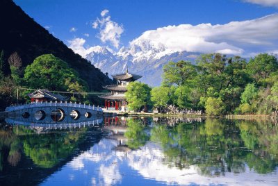 paisaje lago oriental jigsaw puzzle