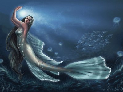 פאזל של Sirena en el fondo del mar