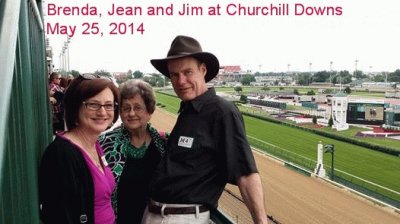 Brenda and Jim at Churchill Downs