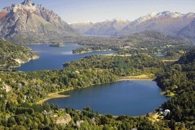 Lago Nahuel Huapi. RÃ­o Negro/NeuquÃ©n. Argentina