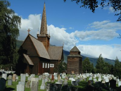 Wooden church Norway jigsaw puzzle