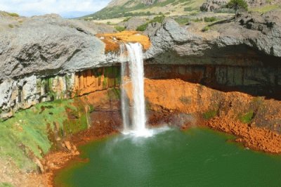 Salto del Agrio. NeuquÃ©n. Argentina jigsaw puzzle