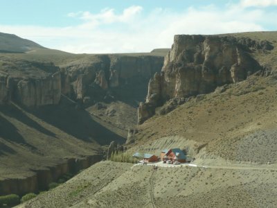CaÃ±adÃ³n del RÃ­o Pinturas. Patagonia argentina