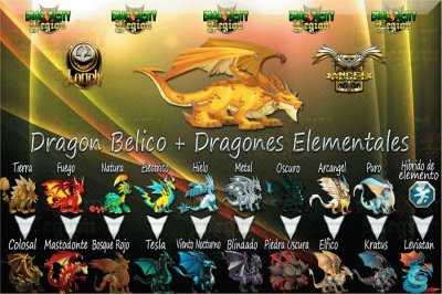 combinaciones de dragones