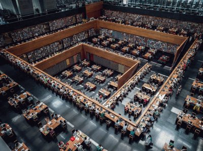 Biblioteca Nacional de China, Beijing, China. jigsaw puzzle