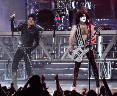 Adam Lambert And Kiss