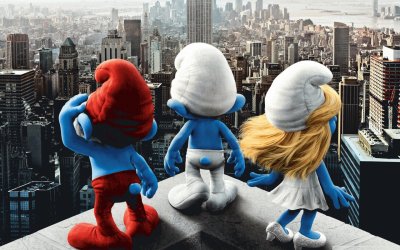 פאזל של the smurfs