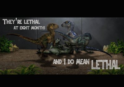 Baby Raptor Squad jigsaw puzzle