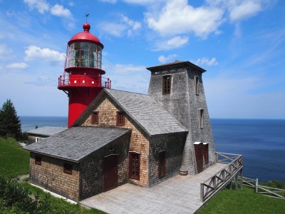 lighthouse in Cap-des-Rosiers jigsaw puzzle