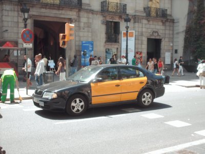 taxi de barcelone