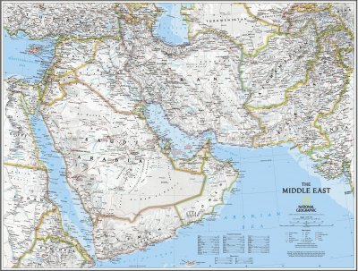 The Middle East Map jigsaw puzzle