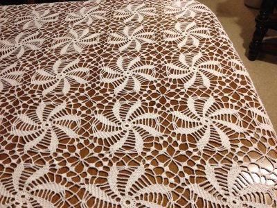 Tablecloth closeup