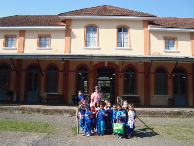 פאזל של EstaÃ§Ã£o da Cultura e alunos da EMEF Etelvino