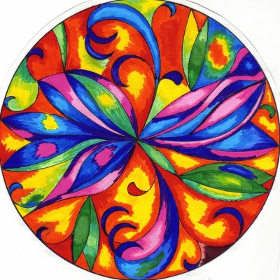 פאזל של mandalas