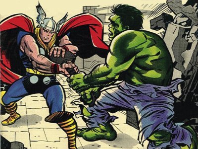 פאזל של Thor e Hulk