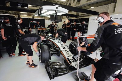 Force India team jigsaw puzzle