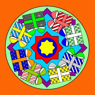 פאזל של mandala