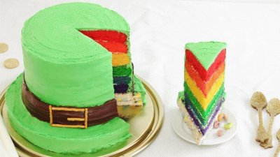 Cake of many colors