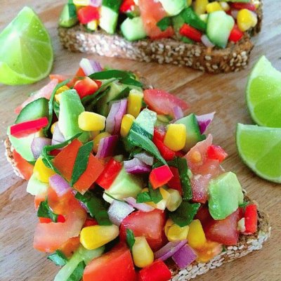 Salad on Bread