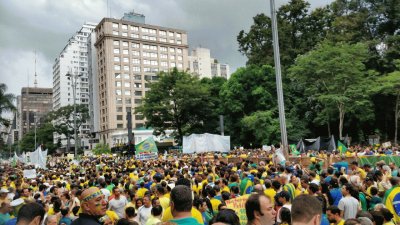 manifestaÃ§Ã£o marÃ§o 2015 - SÃ£o Paulo jigsaw puzzle